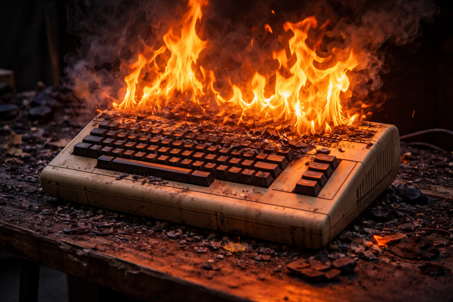 Vintage electronics before power-on inspection